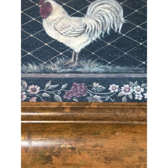 Original Old Rooster Signed by Kimberly Poloson - Picture 10 of 11